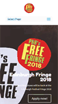 Mobile Screenshot of freefringe.org.uk